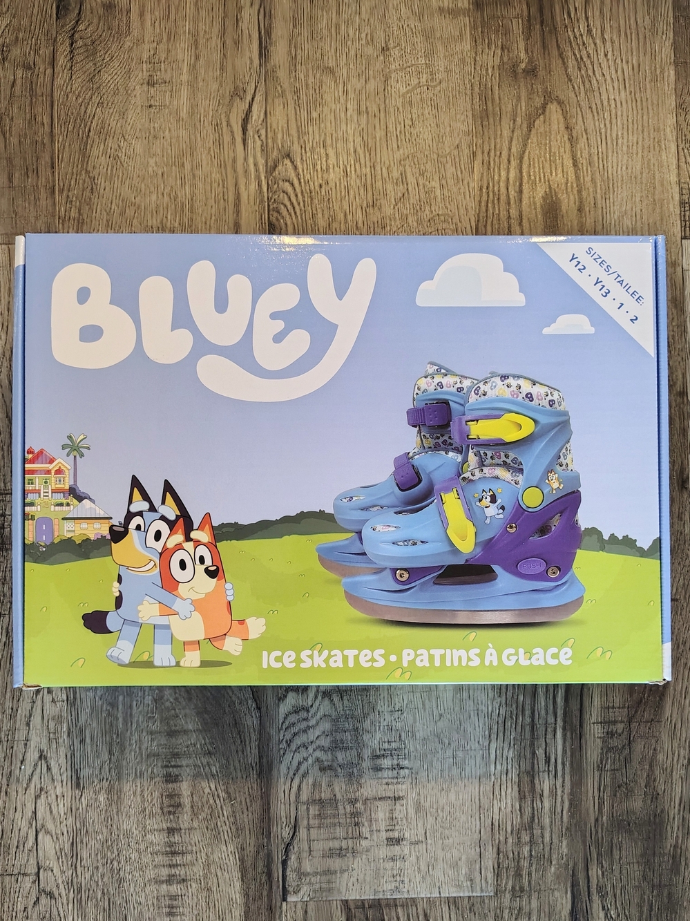Kids Adjustable Bluey Ice Skates